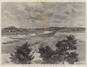 Uitzicht op Chemulpo, de Hoofdpoort van Korea aan de Gele Zee